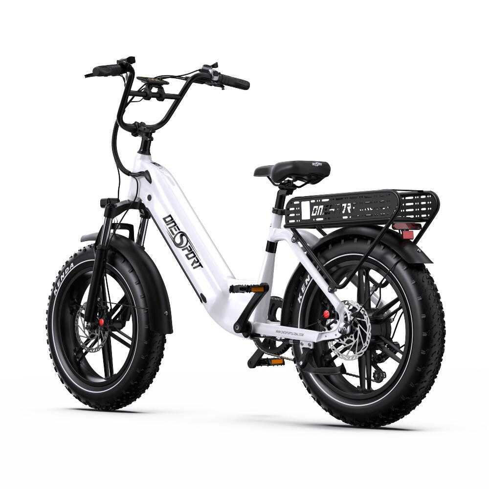 ONESPORT OT08 elektrische fiets, brede banden, Shimano, hydraulische remmen 4/5