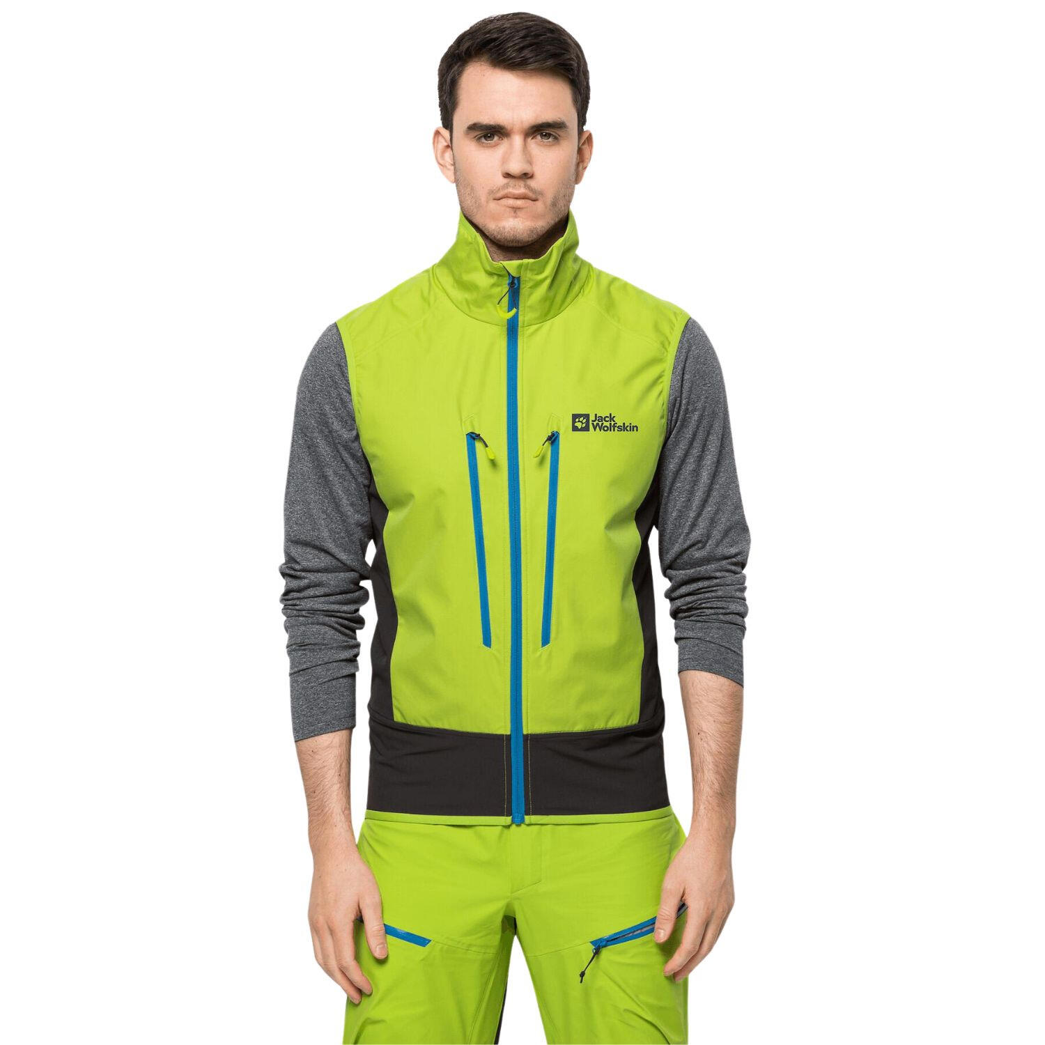 Gilet de randonnée homme Jack Wolfskin Alpspitze softshell 2/4