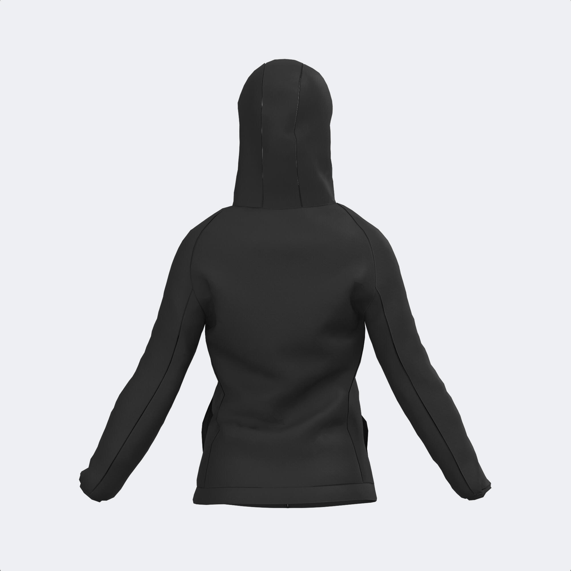 Casaco Com Capuz Outdoor Mulher Joma Mystic Preto 2/3