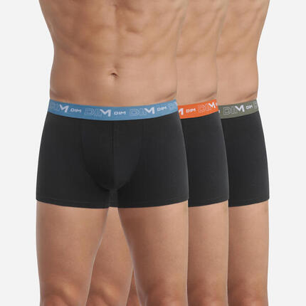 Lot de 3 Boxer DIM Coton Stretch
