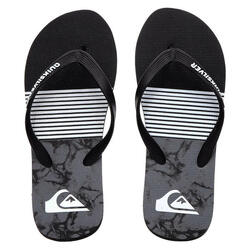 Tongs de plage Quiksilver Java Smocked Wave pour hommes