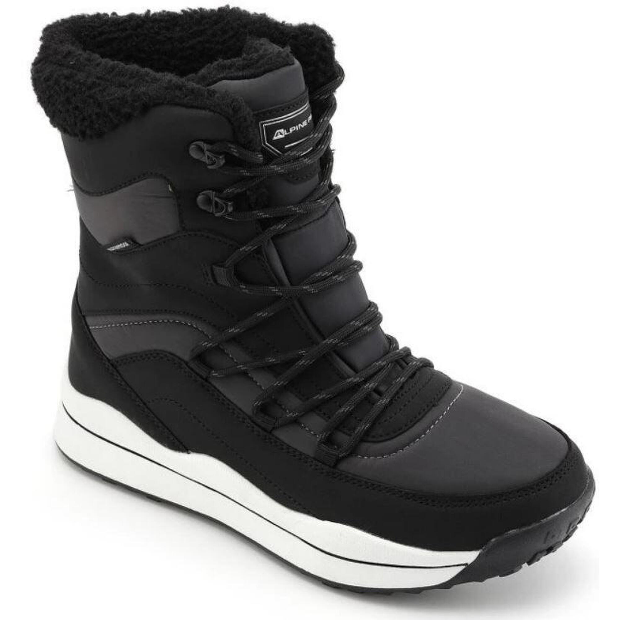 Zimowe buty damskie Alpine Pro Merata Black 41 - Wodoodporne i stylowe