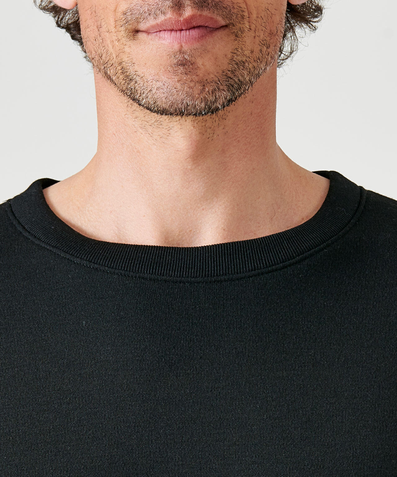 T-shirt thermique Thermolactyl manches longues, molleton gratté - Noir 4/4