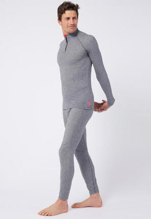 Sous vêtement thermique Doux Col zip Homme-THERMOLACTYL COMFORT 4 Intense
