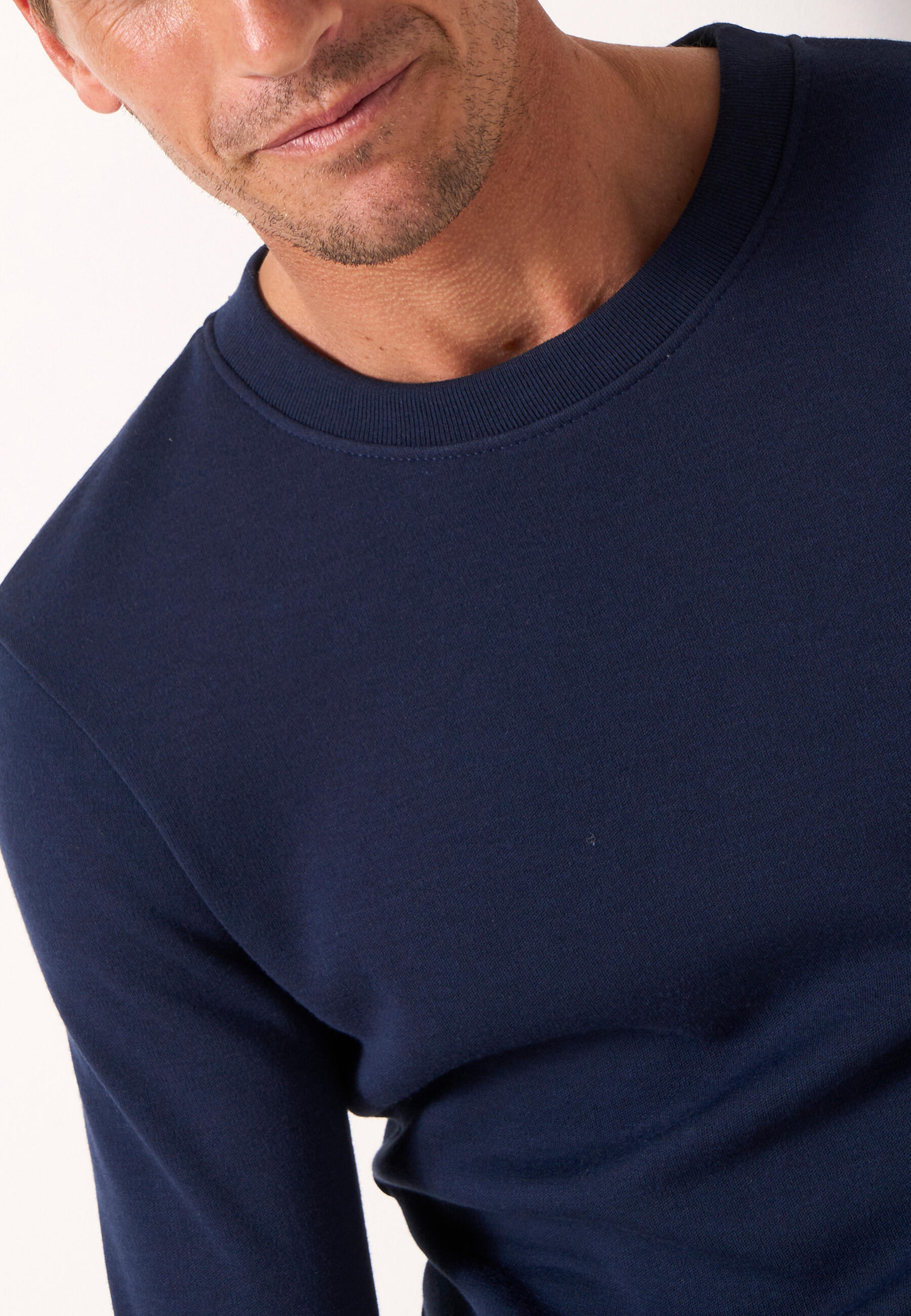 T-shirt thermique Thermolactyl manches longues, molleton gratté - Bleu 2/4