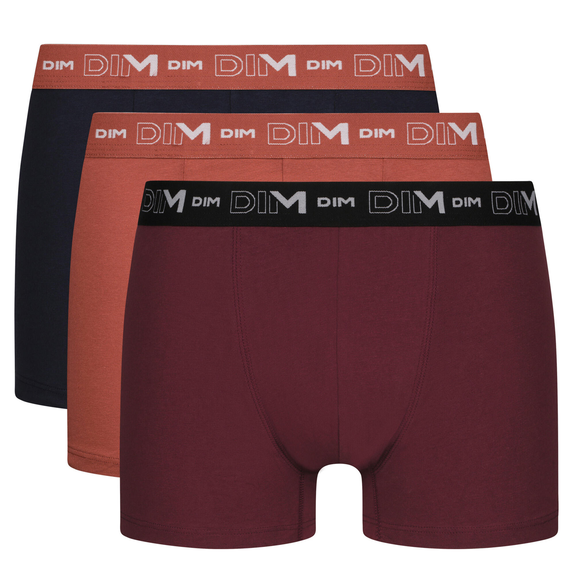 Cuecas Boxer DIM Pack de 3 4/4