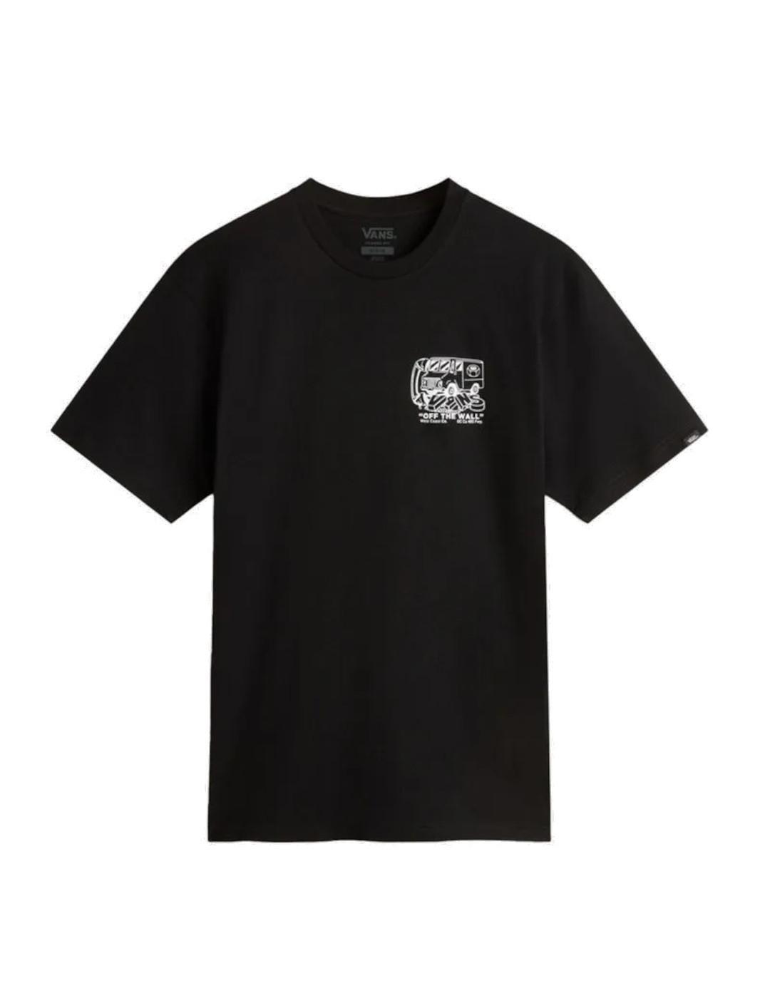 Camiseta para homem vans next stop preto