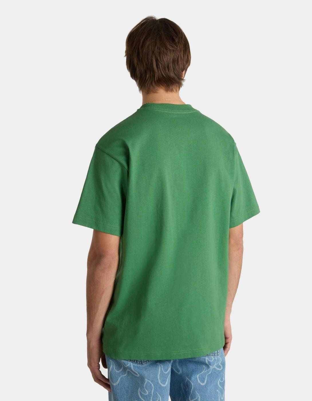 Camiseta para Hombre Vans Left chest ii loose Verde 5/6