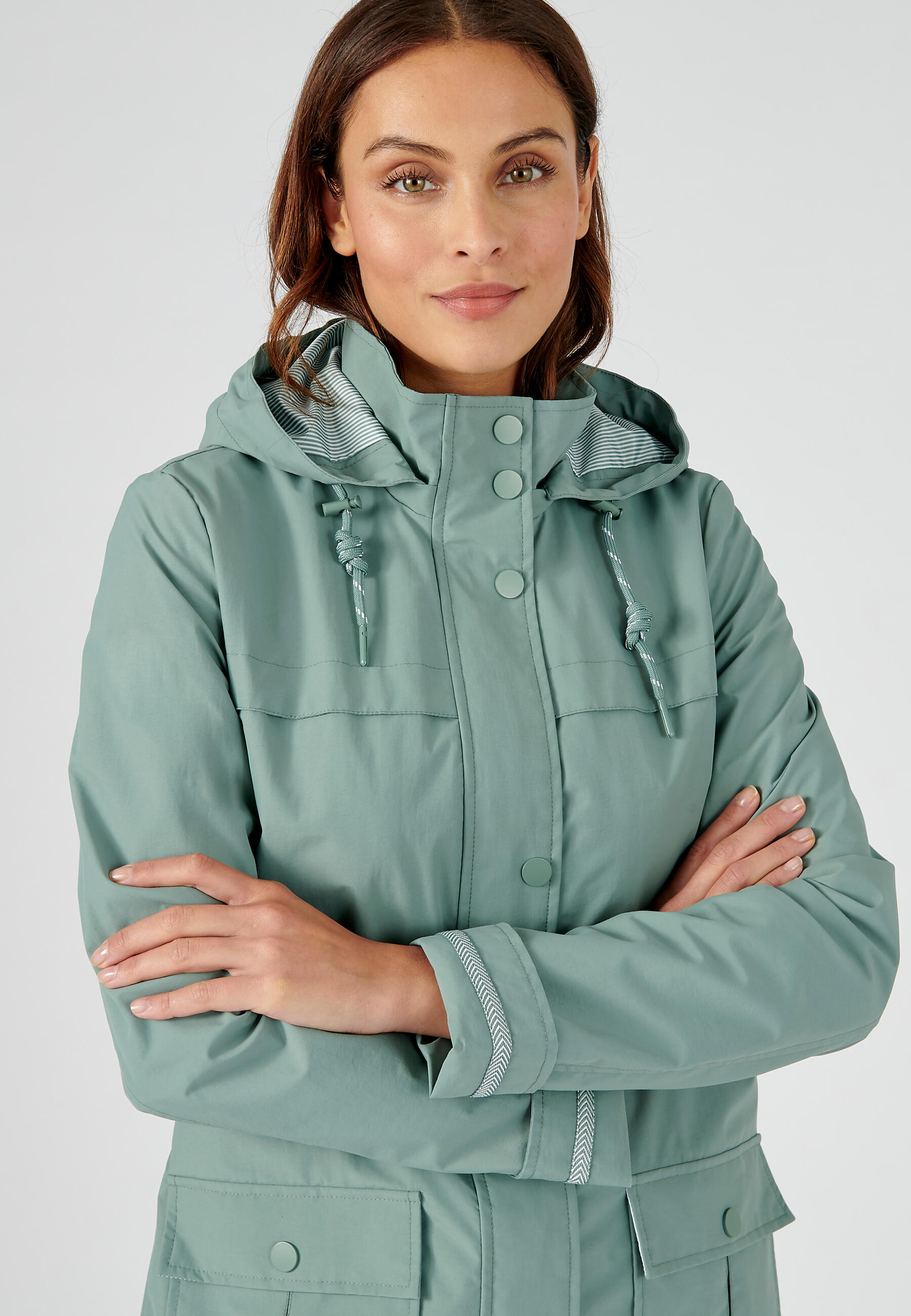 Veste à capuche légère pour femme - E-Girl années 90 - Veste demi