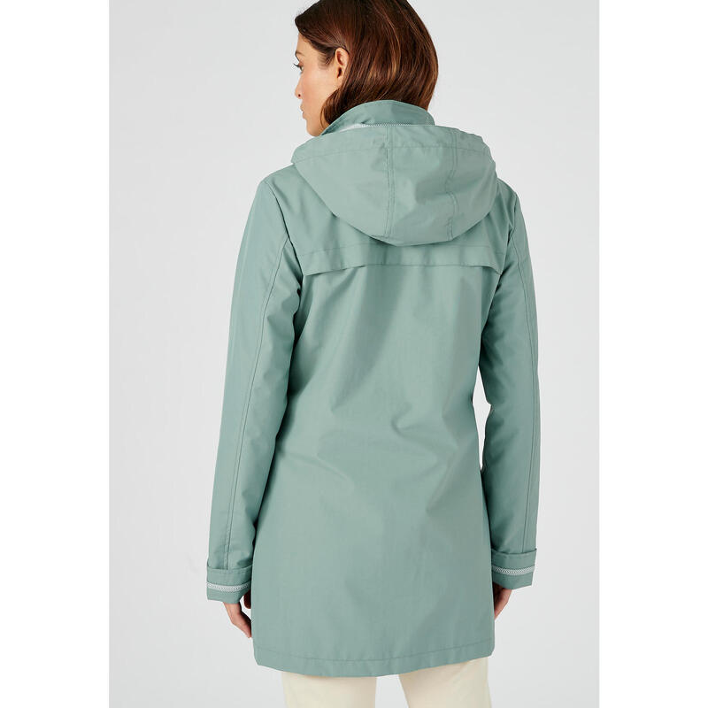 Parka de détente légère - Vert Bleuté - Capuche - Manches longues