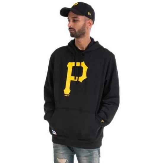 Sweat à capuche MLB Pittsburgh Pirates New Era Noir