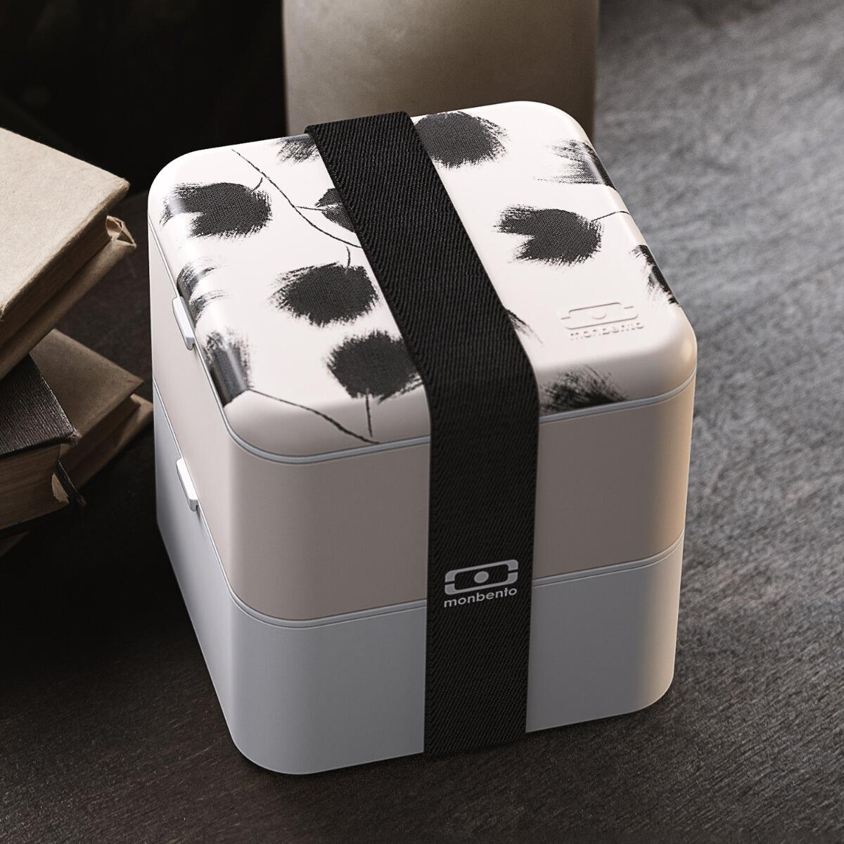 Boite repas 2x850ml - 1,7L| Adulte |Bureau, pique-nique|Made in France|Square 5/6