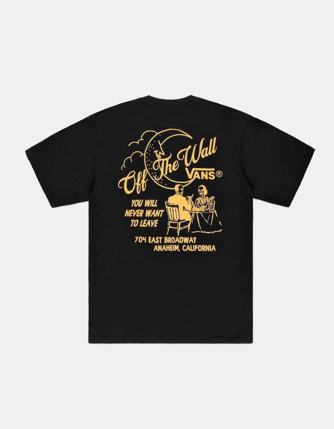 Camiseta para Hombre Vans Fine dining Negro 2/4