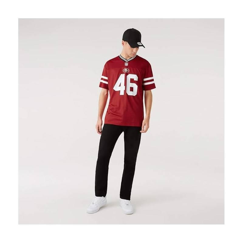 Maillot NFL San Francisco 49ers New Era Mesh Rouge 3/6