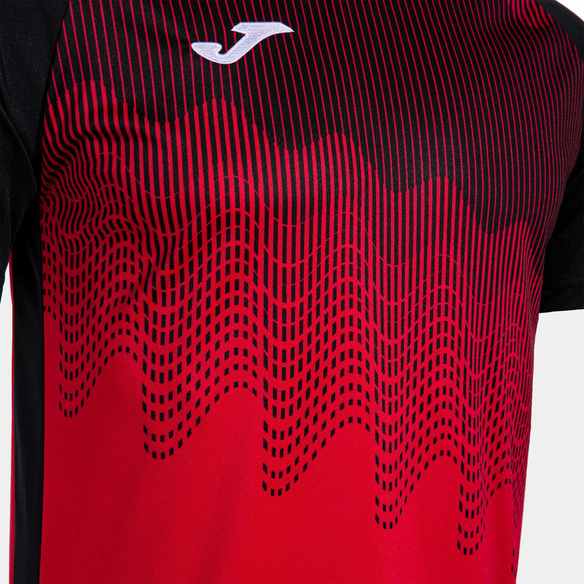 T-Shirt Manga Curta Futebol Criança Joma Tiger VI Vermelho 4/5