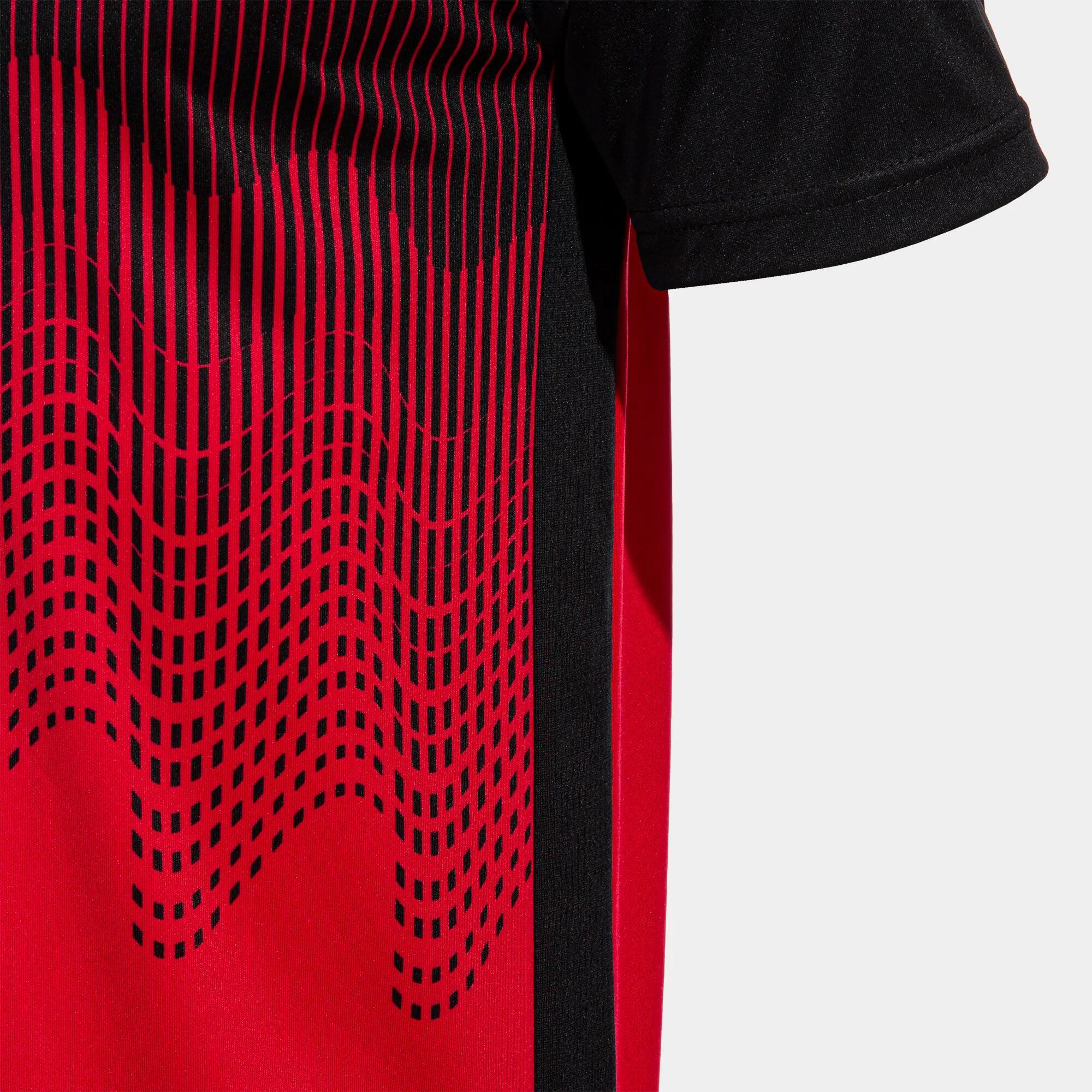 T-Shirt Manga Curta Futebol Criança Joma Tiger VI Vermelho 5/5