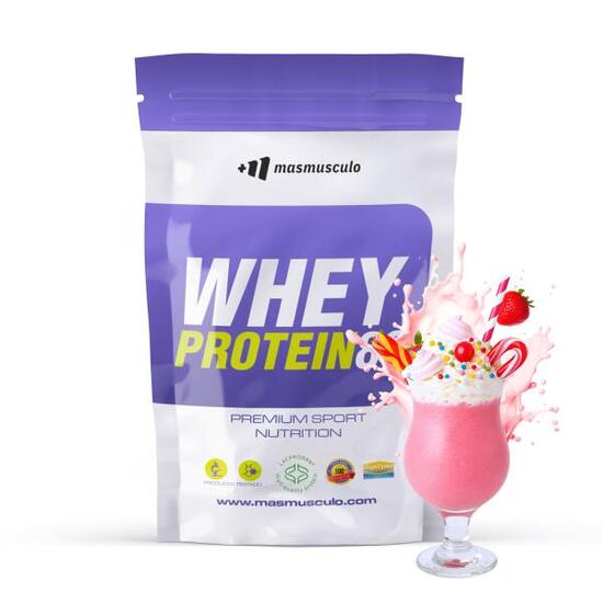 Whey protein80 - 1kg Rêves de fraises de Masmusculo Supplements