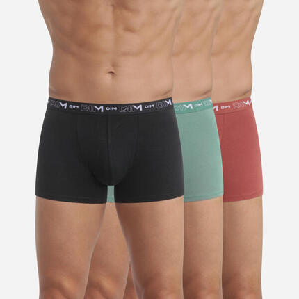 Lot de 3 Boxer DIM Coton Stretch