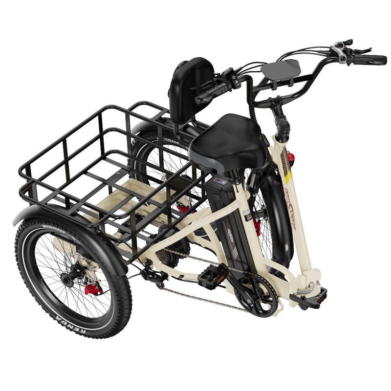 Tricicletă electrică ONESPORT OT30 PRO 500W 48V 18Ah Baterie