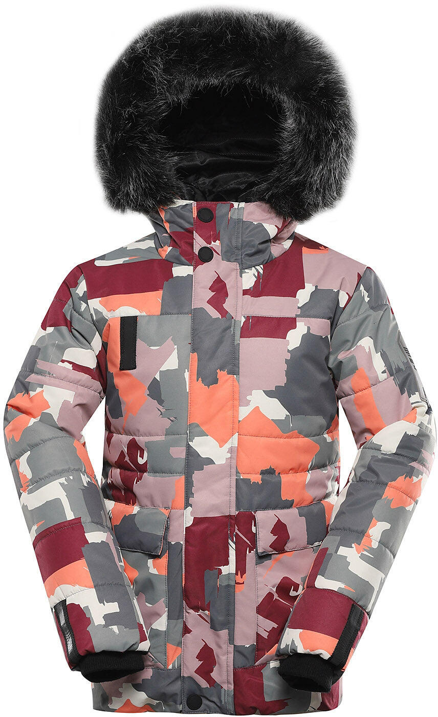 ALPINE PRO Wasserdichte Winterjacke für Kinder Alpine Pro Werdo Rosa 128-134