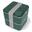 Boite repas 2x850ml - 1,7L| Adulte |Bureau, pique-nique|Made in France|Square