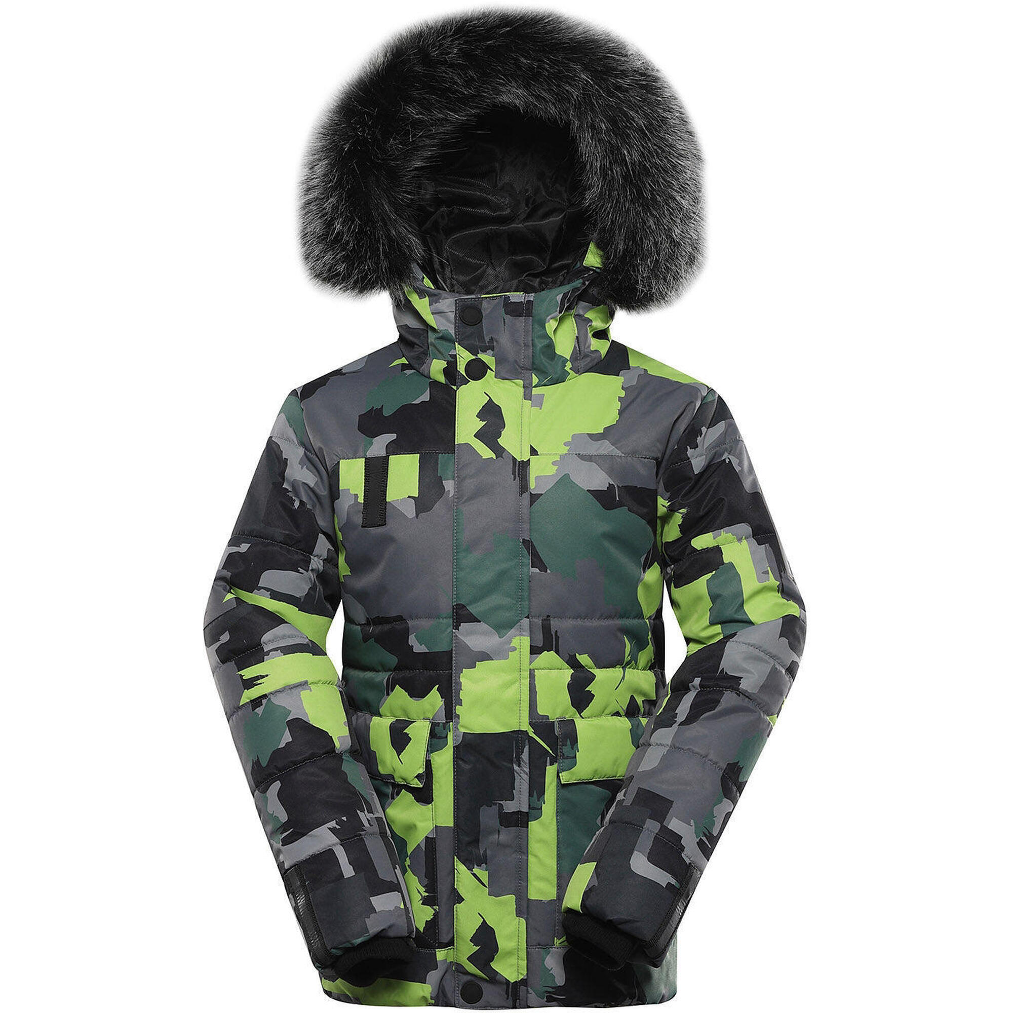 Wodoodporna kurtka zimowa dla dzieci Alpine Pro Werdo Groen