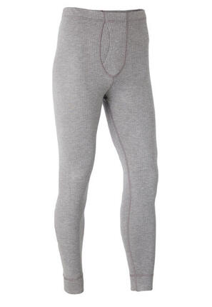 Caleçon ouvert thermique Thermolactyl, côtes molletonnées - Gris