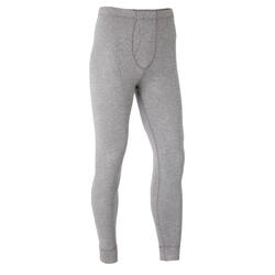 Caleçon ouvert Thermolactyl, côtes molletonnées - Noir