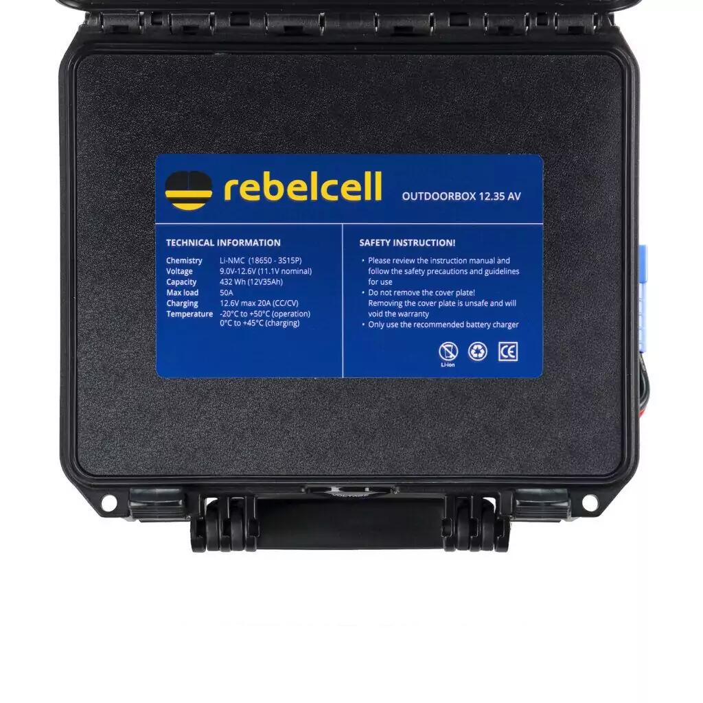 Rebelcell Outdoorbox 12Volt 35Ah 4/4