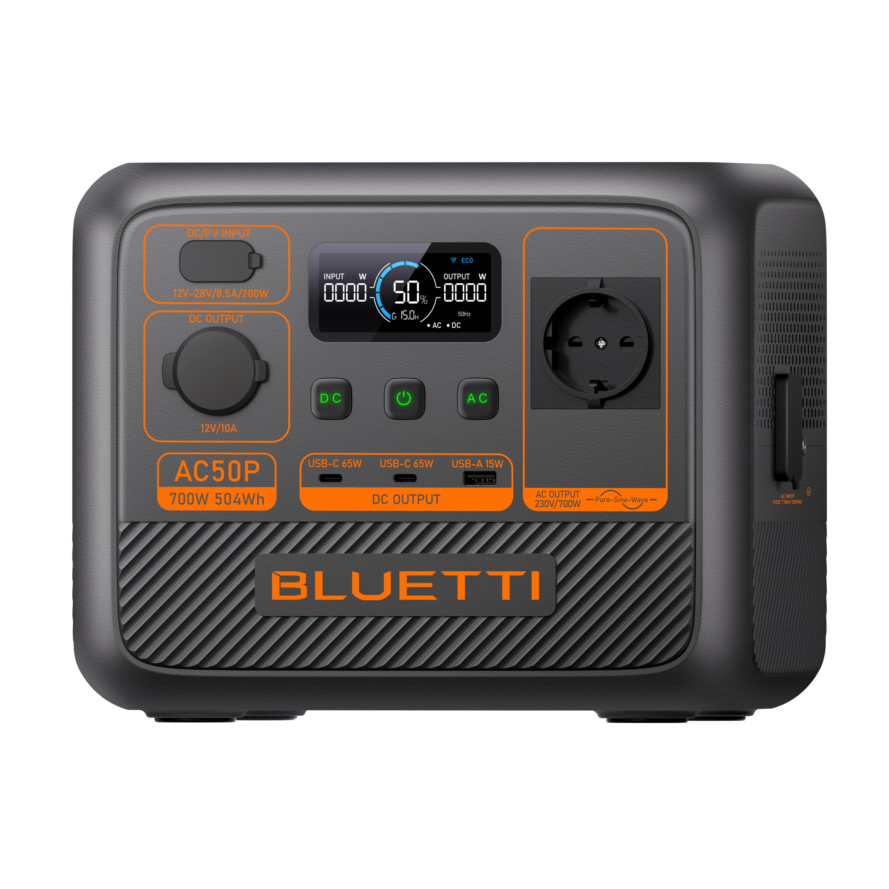 Kit station électrique BLUETTI AC50P avec panneau solaire 60 W 4/8