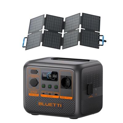 Kit powerstation bluetti ac50p met zonnepaneel 60 w