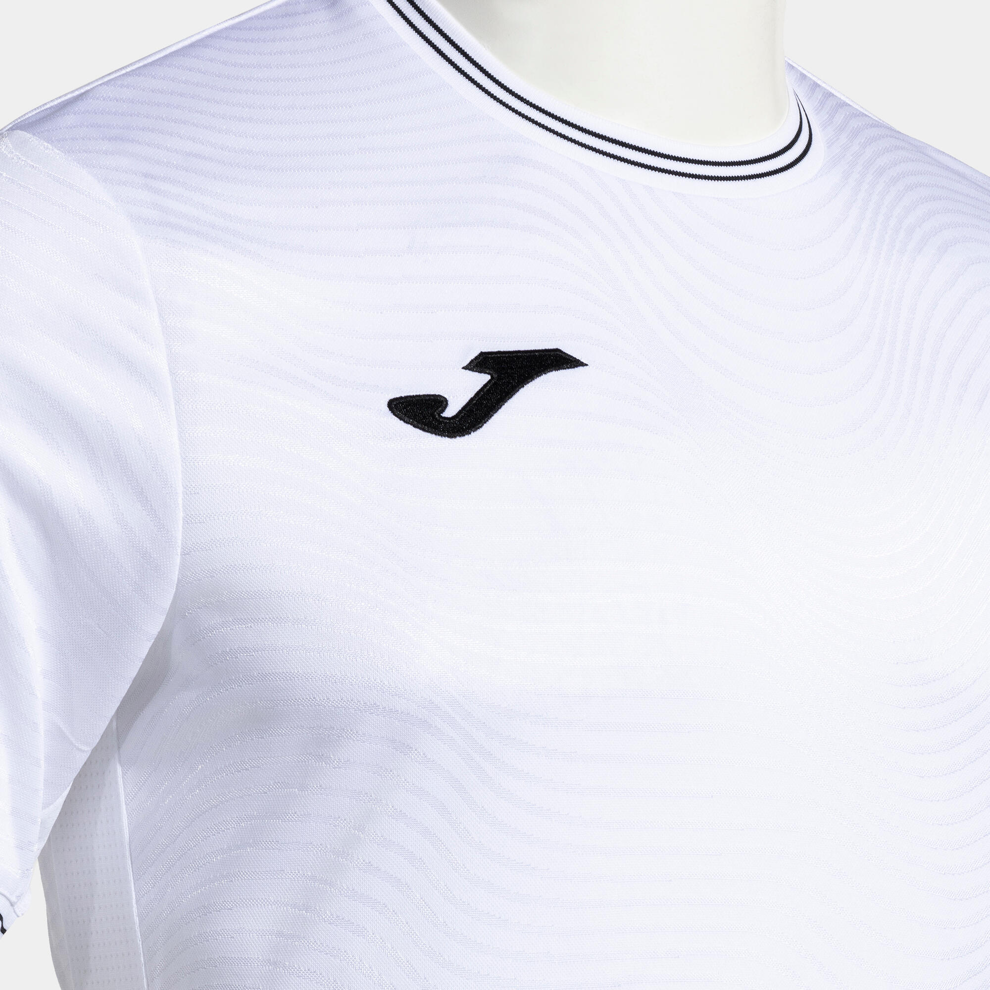 T-Shirt Manga Curta Futebol Homem Joma Toletum V Branco 3/5