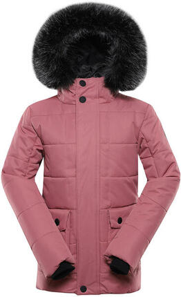 Wasserdichte Kinderwinterjacke Alpine Pro Egypo Pink 164-170