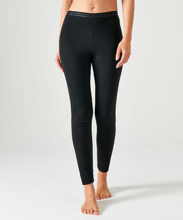 Caleçon thermique Thermolactyl, molleton gratté - Noir