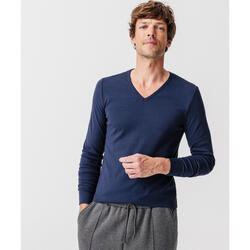 T-shirt Thermolactyl manches longues maille interlock - Bleu