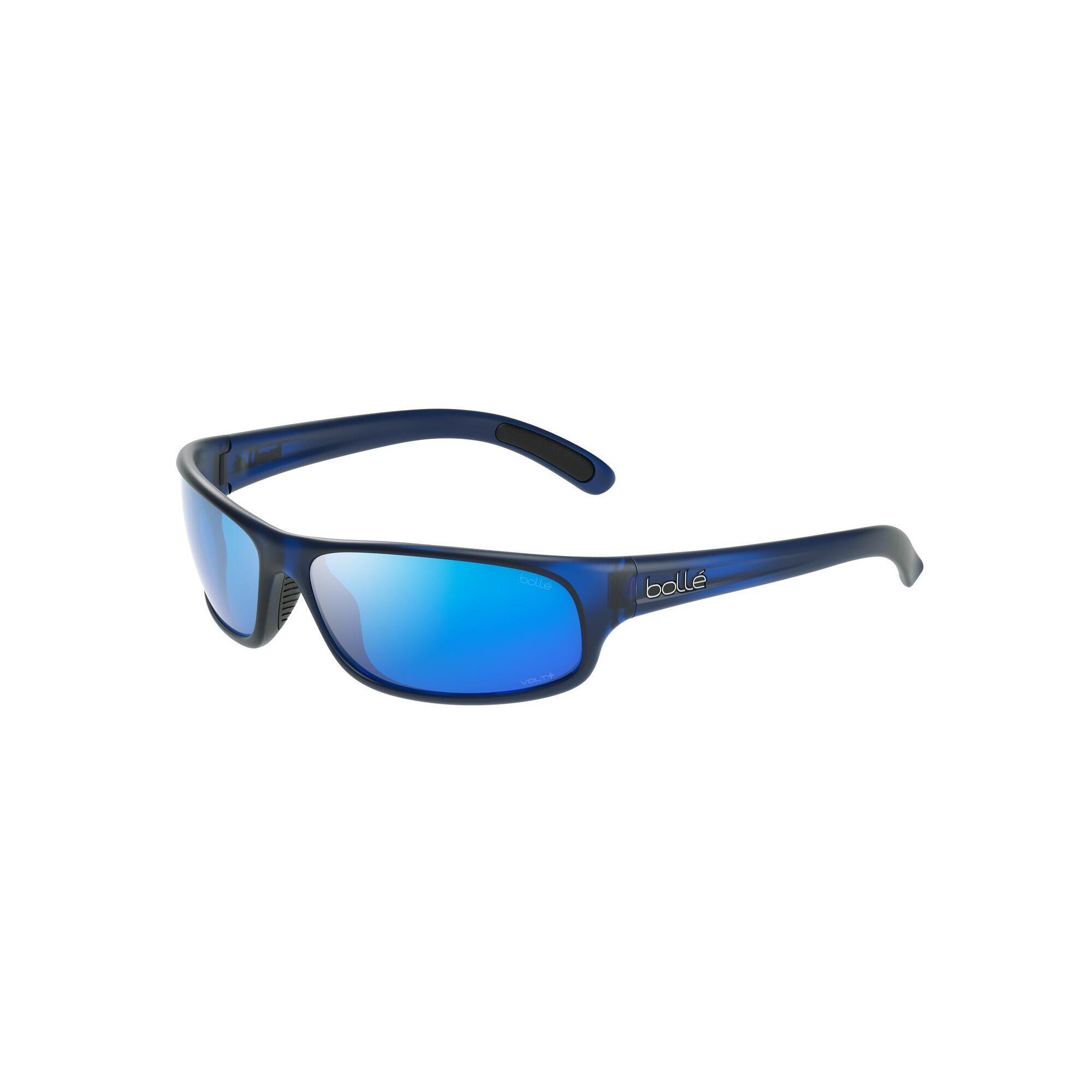 Bollé - Lunettes De Soleil Anaconda Navy Crystal Matte - Volt+ Offshore Polarized - Lunettes De Soleil - Bleu - Taille Unique - Decathlon