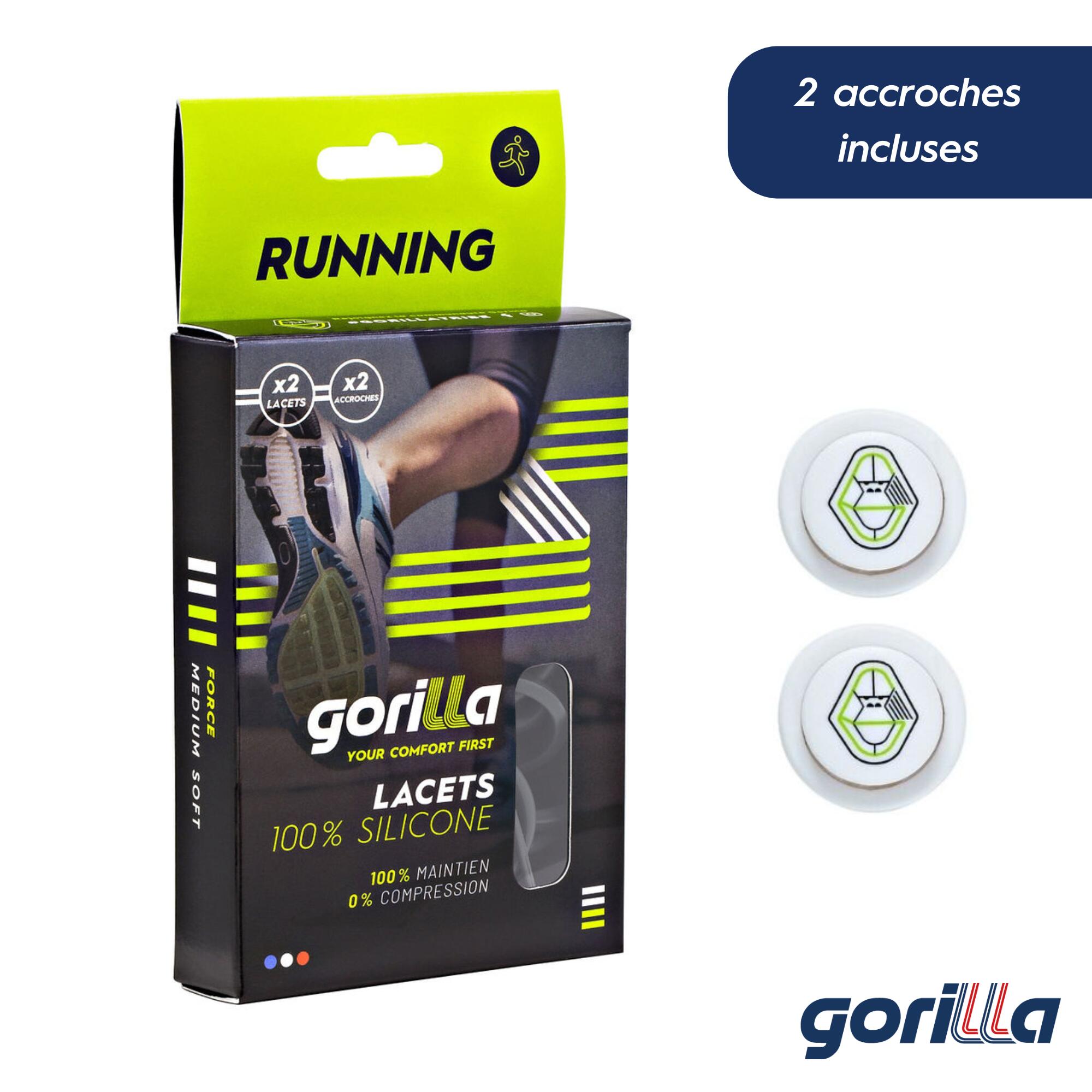 Lacets élastiques pour le running - ROSE PALE 4/8