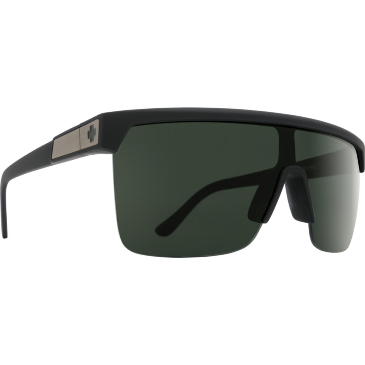 Spy - Flynn 5050 Soft Matte Black - Happy Gray Green - Lunettes De Soleil - Noir - Taille Unique - Decathlon