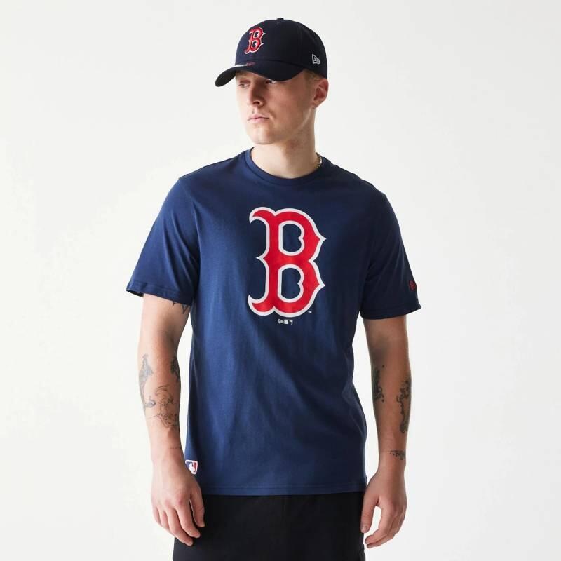 T-Shirt MLB Boston Red Sox New Era Bleu marine 2/7