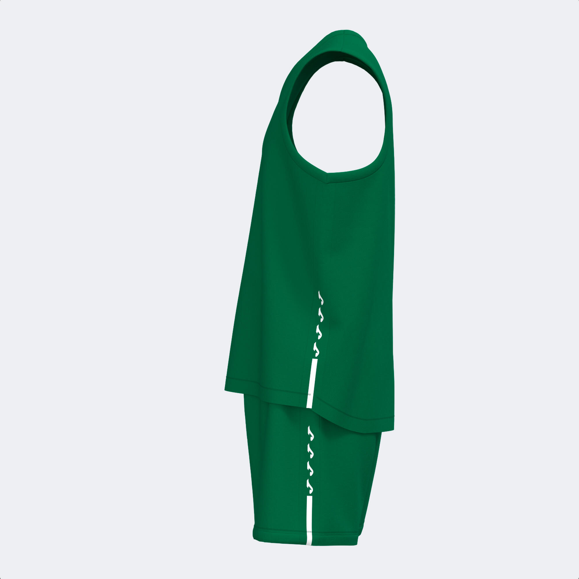 Conjunto Basquetebol Homem Joma Olimpiada basket Verde 3/5