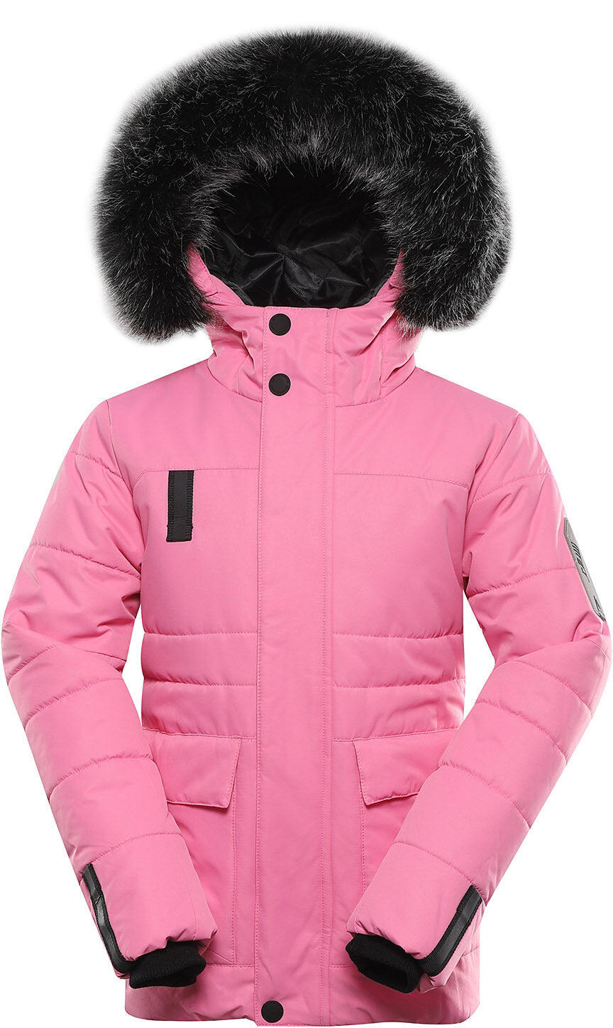 ALPINE PRO Wasserdichte Kinderwinterjacke Alpine Pro Werdo Pink 140-146