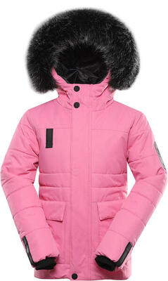 Giacca invernale impermeabile per bambini Alpine Pro Werdo Pink 164-170