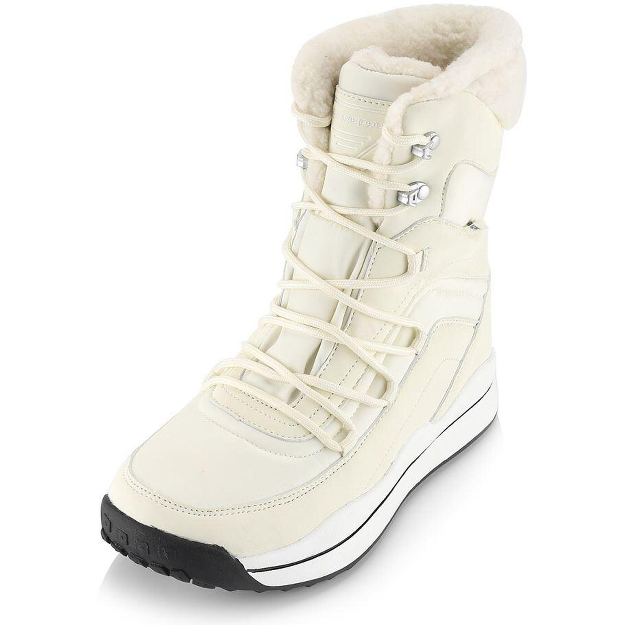 Damskie Zimowe Buty Alpine Pro Merata Białe - Wodoodporne 41