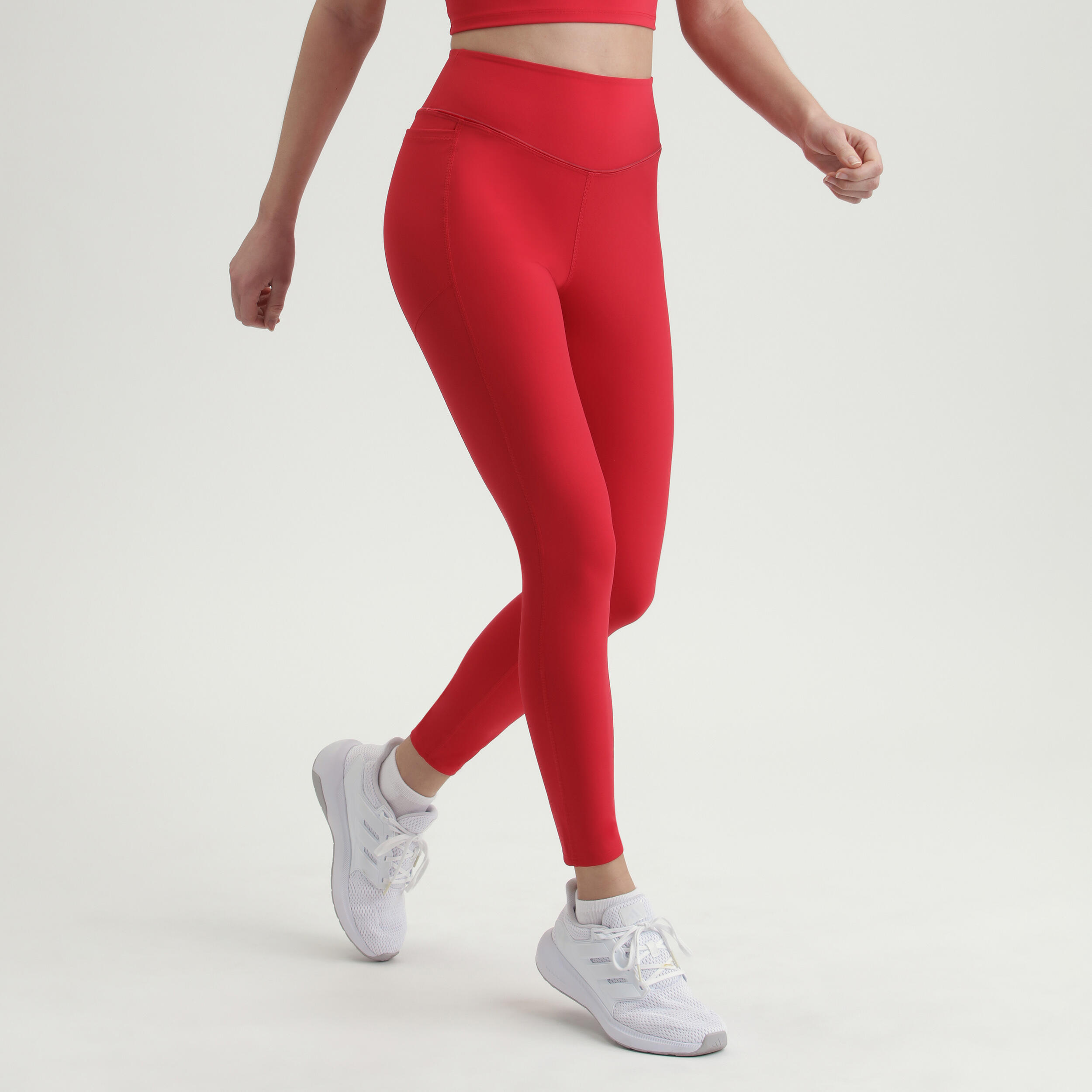 Dim - Legging De Sport Femme Dim Move - Legging - Rouge - 36 Xs - Decathlon