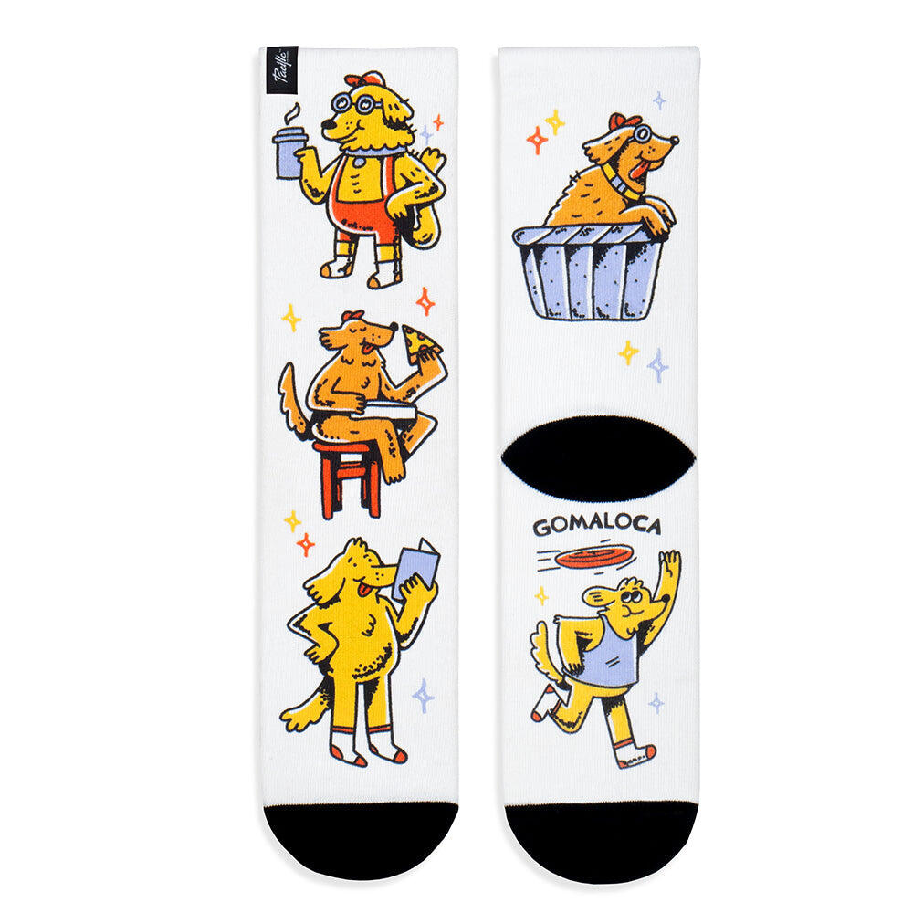 Calcetin Running con tejido Coolmax Unisex Doggy, sublimado Multicolor 2/3