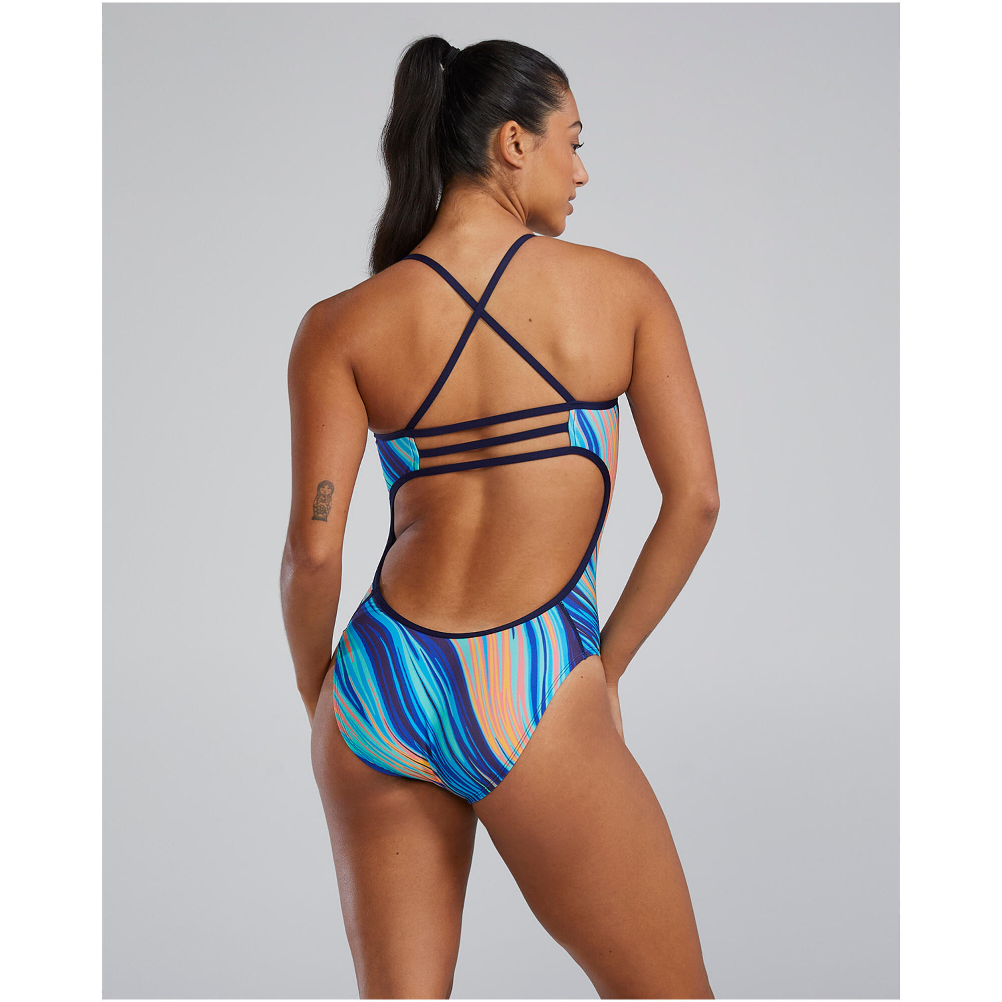 Strój pływacki damski TYR Trinityfit Swimsuit - Riptidal 2/7