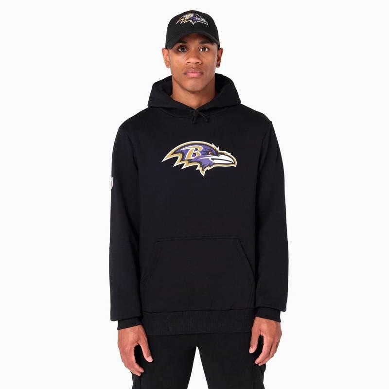 Sweat à Capuche NFL Baltimore Ravens New Era Noir 2/5