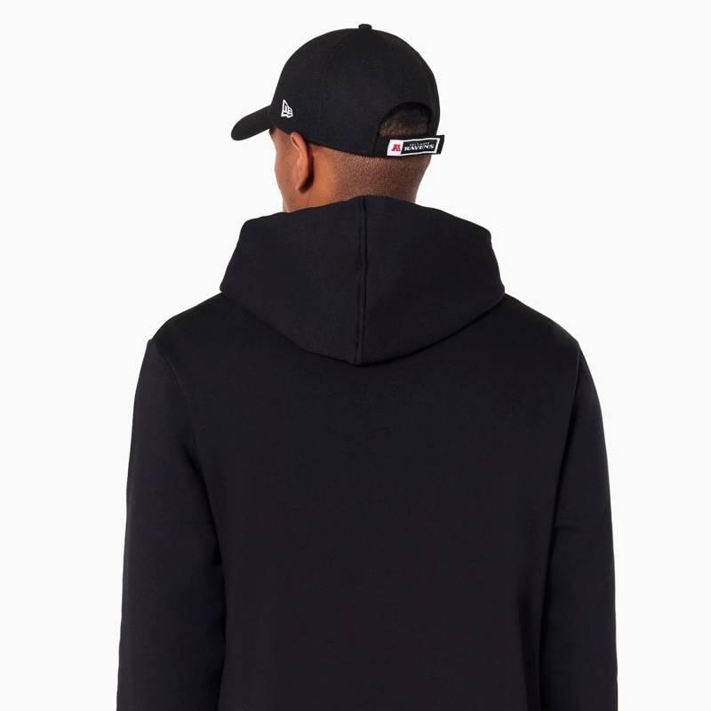 Sweat à Capuche NFL Baltimore Ravens New Era Noir 3/5
