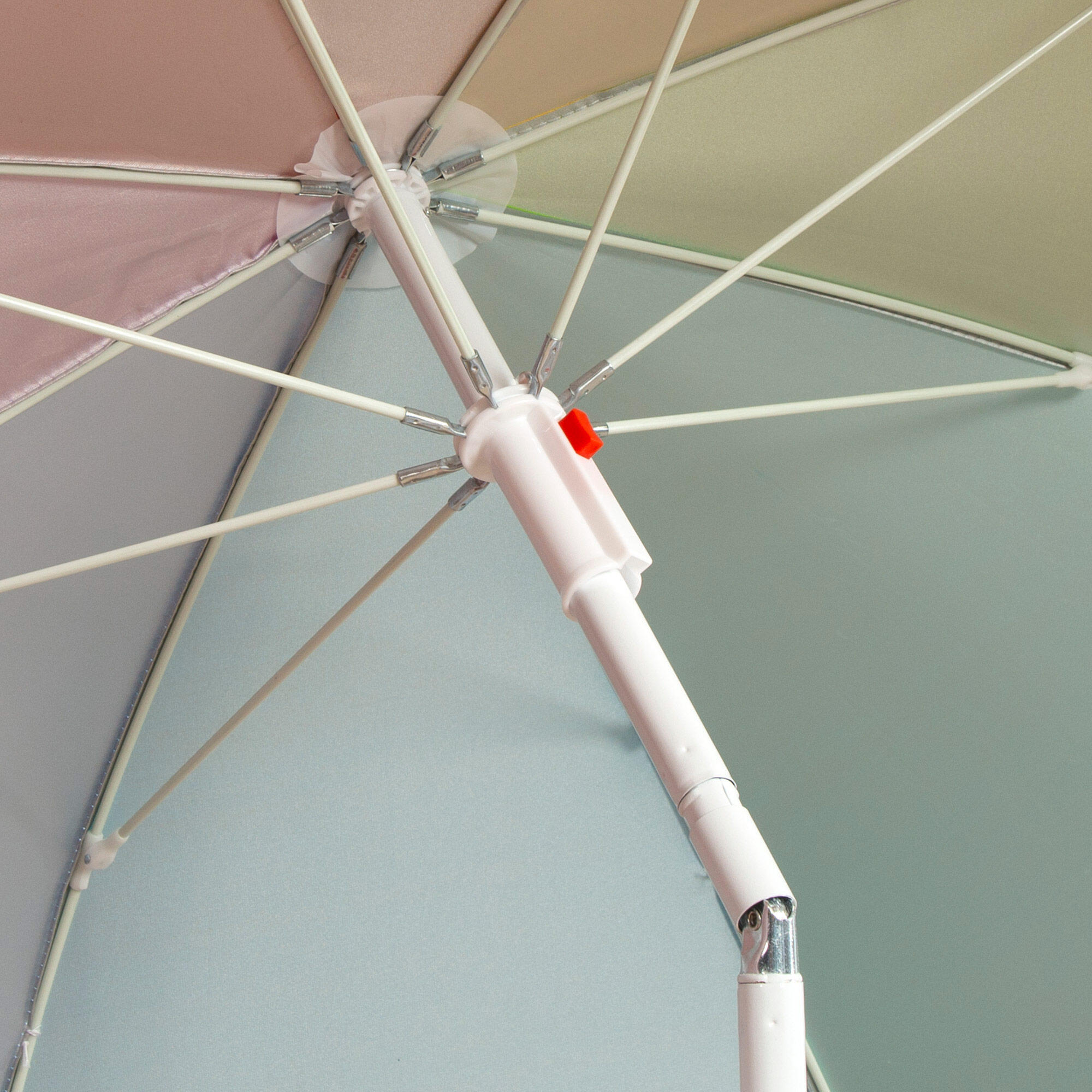 Aktive Parapluie de plage 8 mâts 180 cm multicolore 7/7