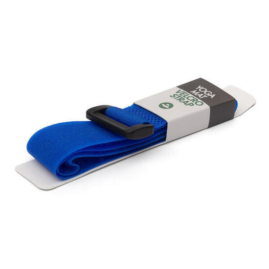 Yogamatten Klettband, blau
